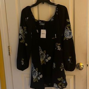 Long Sleeve Floral Dress